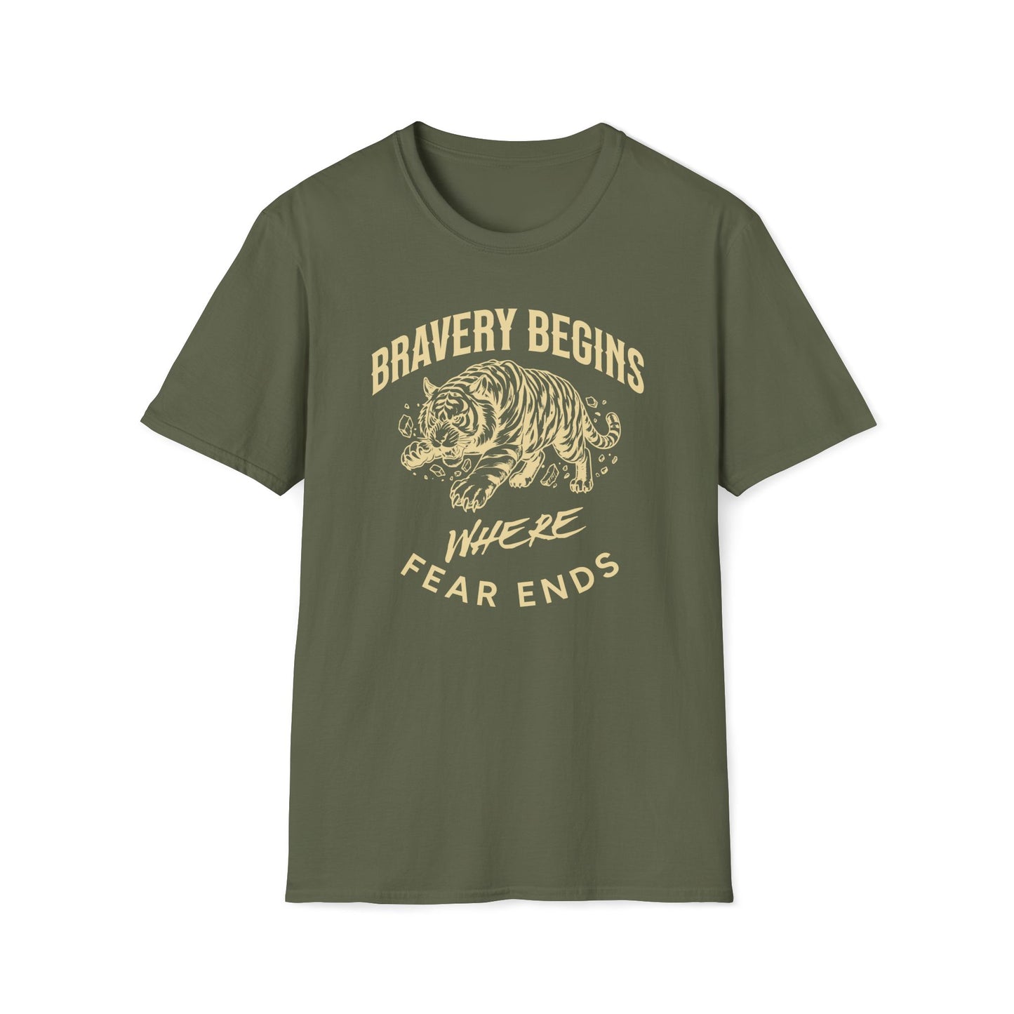 Bravery Begins Where Fear Ends T-Shirt